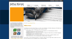 Desktop Screenshot of konze.de